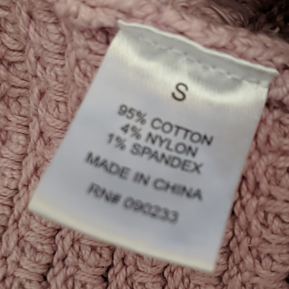 Pink Knit Crop top - Picture 3 of 3